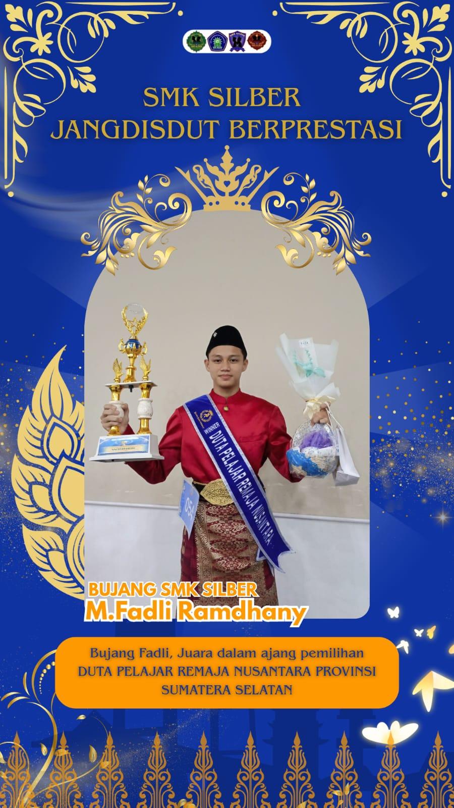 Bujang SMK Silber Dinobatkan sebagai Duta Pelajar Remaja Nusantara Provinsi Sumatera Selatan!