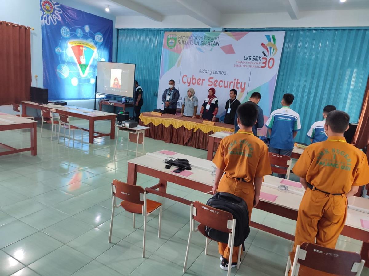 SMKN 1 Lahat Kembali Jadi Tuan Rumah LKS Sumsel 2022 Bidang Cyber Security
