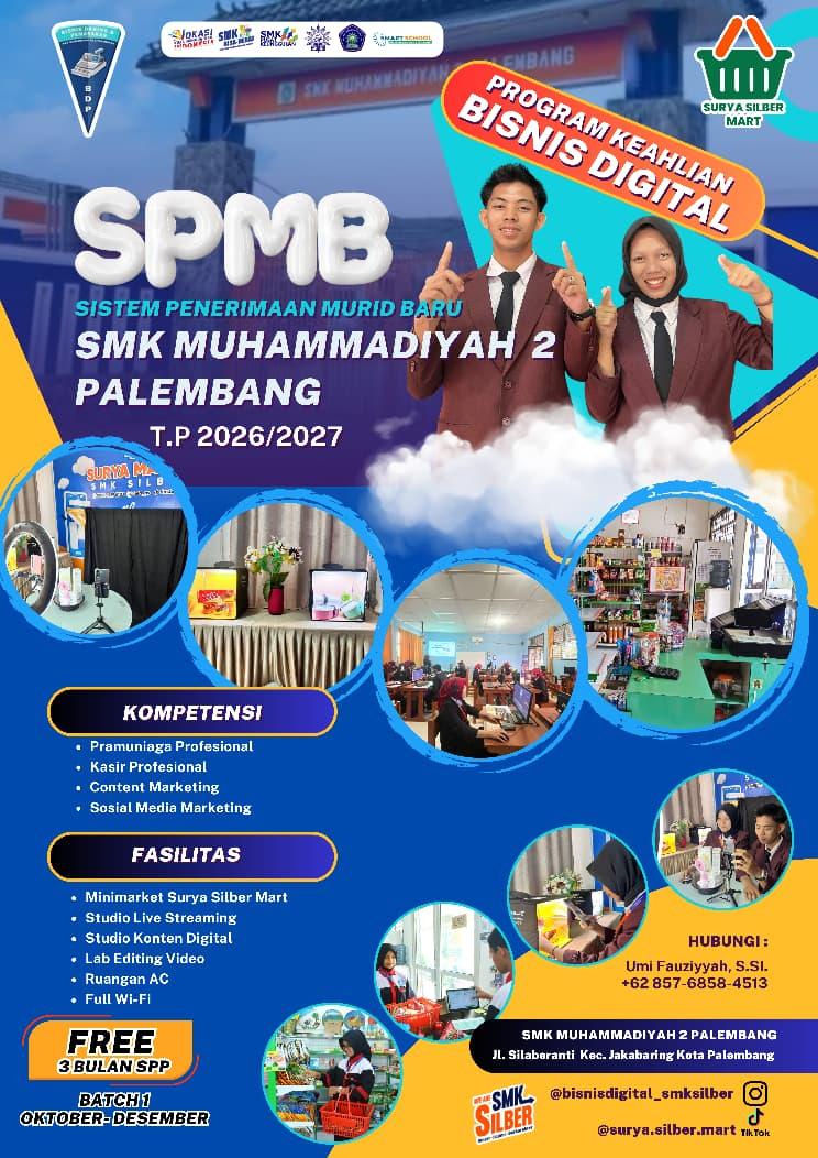 Penasaran gimana serunya belajar Bisnis Digital di SMK Muhammadiyah 2 Palembang?