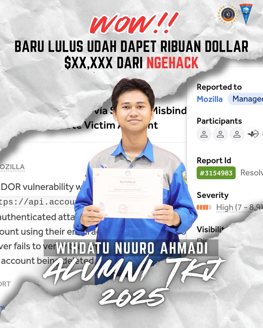 PRESTASI LUAR BIASA ALUMNI TKJ SMK SILBER 2025