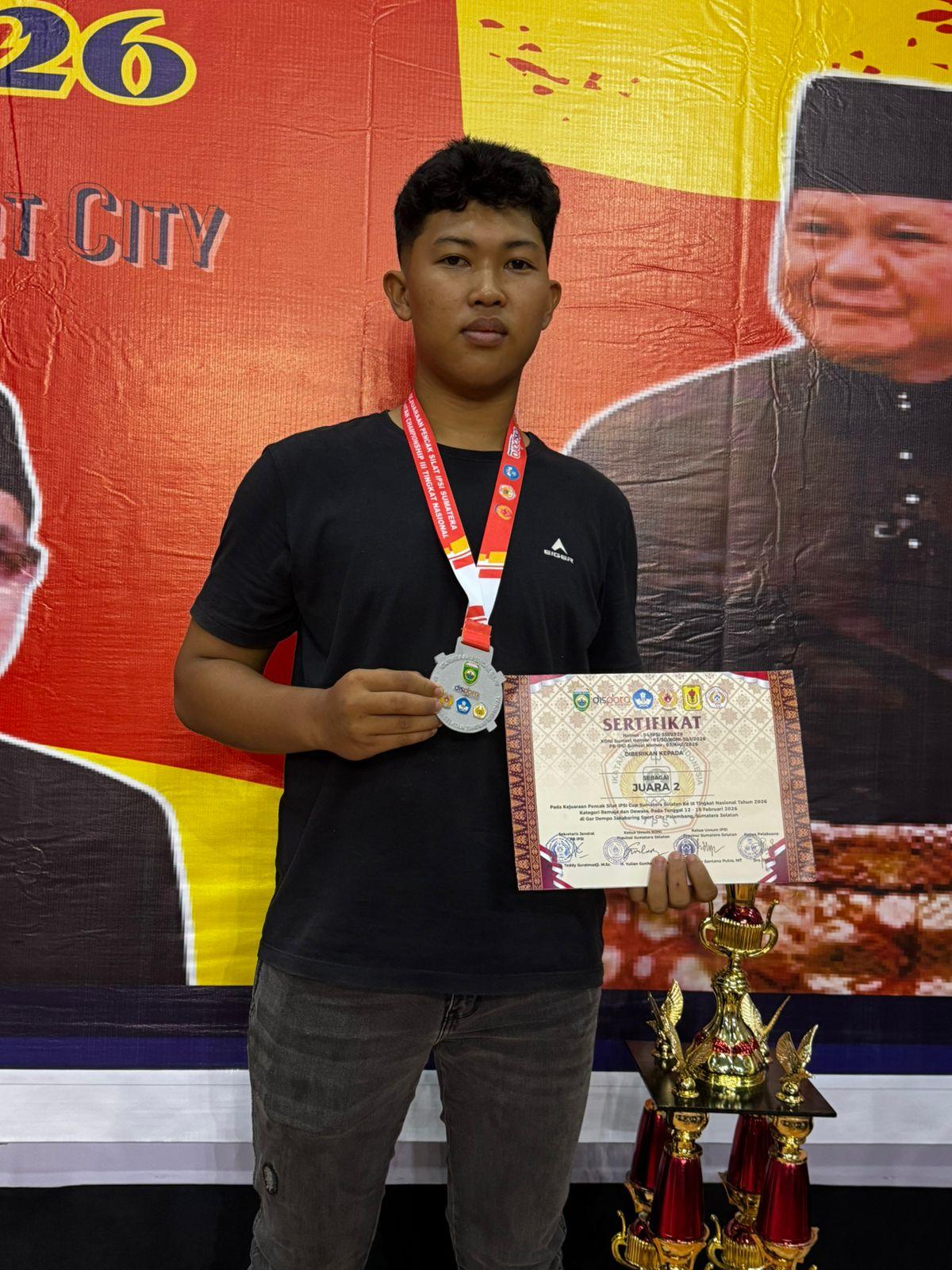 Ahli Jaringan dan Jagonya Silat! Defran, Siswa TJKT SMK Silber Sabet Juara 2 Nasional di IPSI Cup 2026