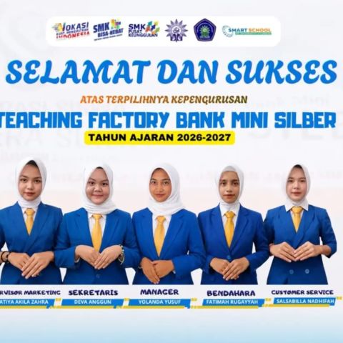 ✨ SELAMAT & SUKSES ✨ Selamat atas terpilihnya Pengurus Teaching Factory (TEFA) Bank Mini…