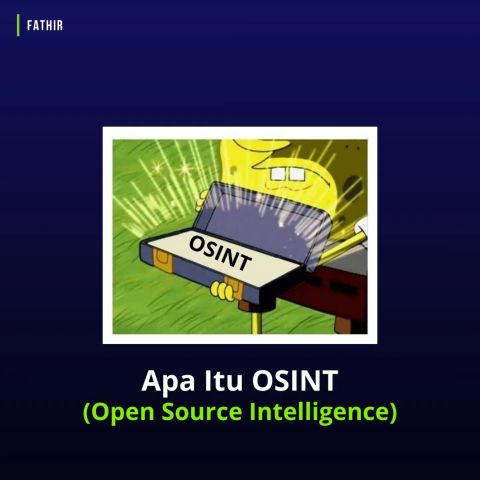 OSINT itu kayak stalker… tapi bukan stalker akun mantan 🤭 Yang di-stalk: jejak digital…