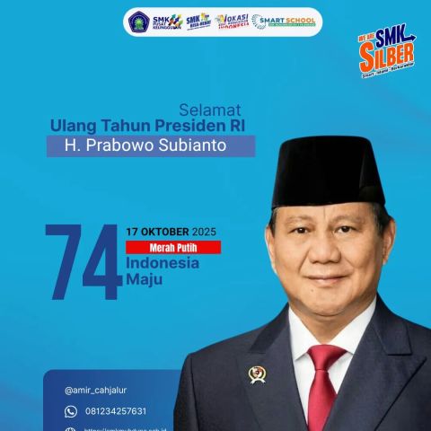 Doa terbaik dari keluarga besar SMK Muhammadiyah 2 Palembang untuk Bapak Presiden semoga…