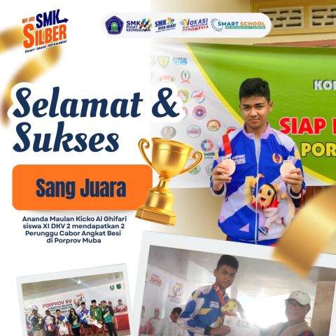 🏆 Selamat & Sukses Sang Juara! 🎉 Prestasi membanggakan kembali diraih oleh siswa SMK…